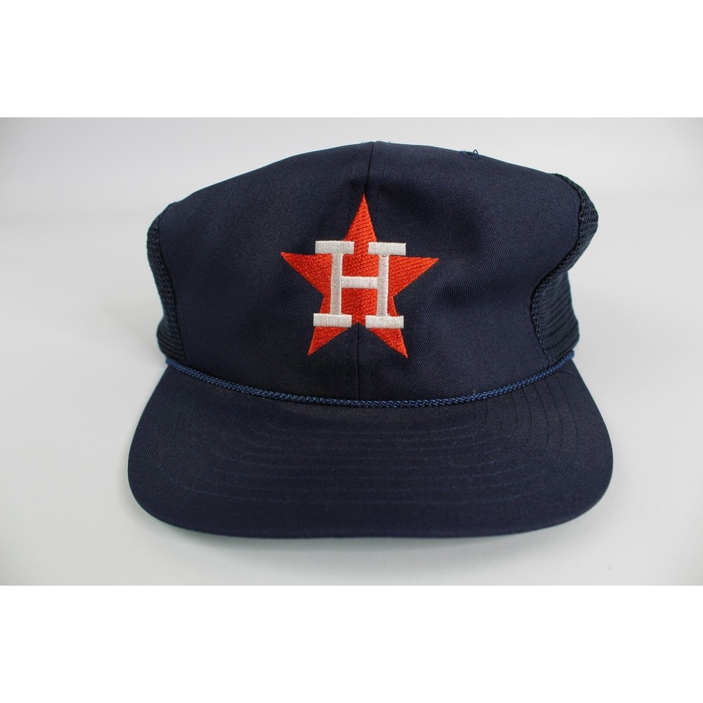 Vintage 1980s Houston Astros Baseball‎ Cap Snap Back Hat one size fits all MLB